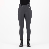 Leggings de equitación HV Polo Favourite Highwaist FullGrip Arena oscuro Gris