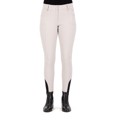 Pantalón de equitación HV Polo Ellen Highwaist FullGrip Gris Cinc Beige Pantalón de equitación HV Polo Ellen Highwaist FullGrip Gris Cinc Beige