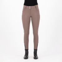 Pantalón de equitación HV Polo Ellen Highwaist FullGrip Nogal Beige