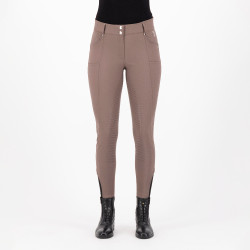 Pantalón de equitación HV Polo Ellen Highwaist FullGrip Nogal Beige