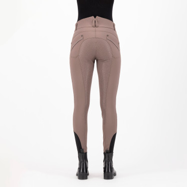 Pantalón de equitación HV Polo Ellen Highwaist FullGrip Nogal Beige