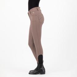 Pantalón de equitación HV Polo Ellen Highwaist FullGrip Nogal Beige