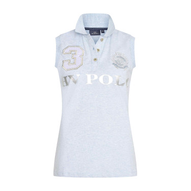 Polo sin mangas Favouritas HV Polo Niebla jaspeada Gris
