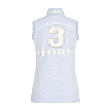 Polo sin mangas Favouritas HV Polo Niebla jaspeada Gris