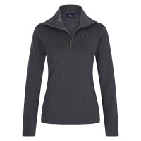 Top técnico HV Polo Darlene Gris Cinc Beige