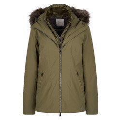 Chaqueta HV Polo Isa Verde petróleo oscuro