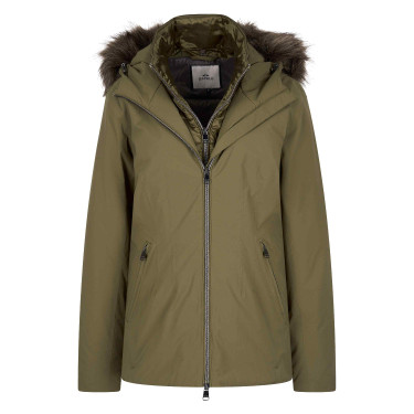 Chaqueta HV Polo Isa Verde petróleo oscuro