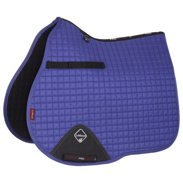 Mantilla LeMieux ProSport Suede GP Square Arándano Gris