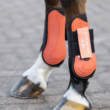 Guarniciones y protectores de menudillo HV Polo Classic Jengibre Naranja