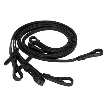 Riendas dobles Imperial Riding de cuero liso Riendas dobles Imperial Riding de cuero liso
