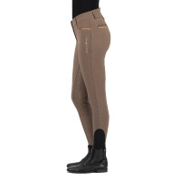 Pantalón de equitación Imperial Riding El Capone de cintura alta winterwarm FullGrip Macchiato Marrón