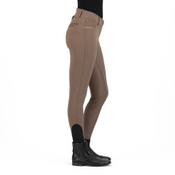 Pantalón de equitación Imperial Riding El Capone de cintura alta winterwarm FullGrip Macchiato Marrón