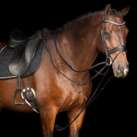 Riendas alemanas SH Imperial Riding Core Castaño Marrón Riendas alemanas SH Imperial Riding Core Castaño Marrón