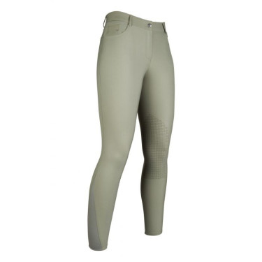 Pantalón Sunshine con rodilleras de silicona HKM Gris verde