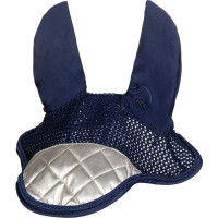 Capucha anti-moscas Golden Queen Style HKM Azul oscuro / dorado