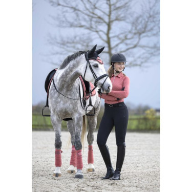 Bandas de polo Rosewood HKM Oxido Marrón