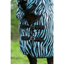 Cubre-moscas Zebra Aqua HKM Aqua / negro