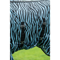 Cubre-moscas Zebra Aqua HKM Aqua / negro