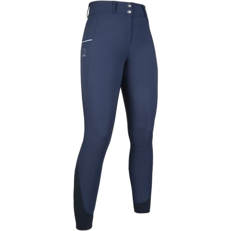Pantalón Comfort Flo Style con rodilleras de silicona HKM Pantalón Comfort Flo Style con rodilleras de silicona HKM
