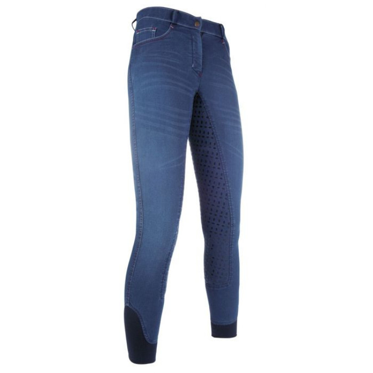 Pantalón Summer Denim Easy fondo 3/4 en silicona HKM Pantalón Summer Denim Easy fondo 3/4 en silicona HKM