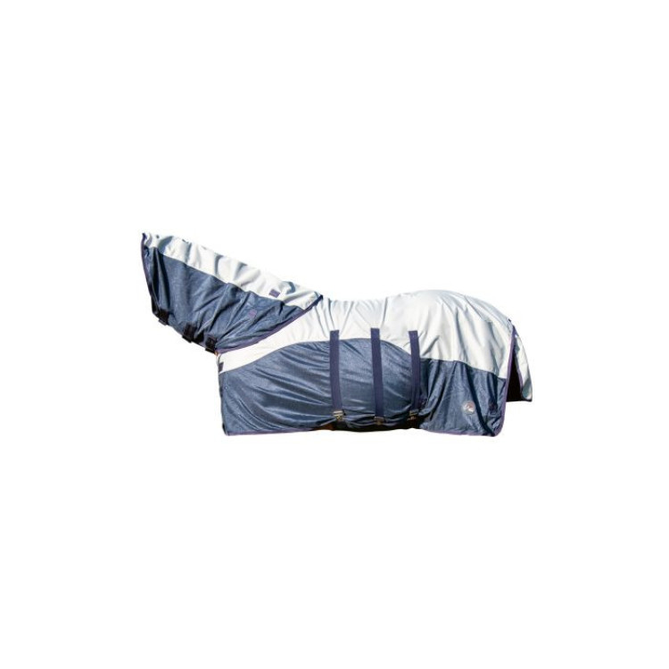Cubre-moscas Rain con cuello y cubrecuello HKM