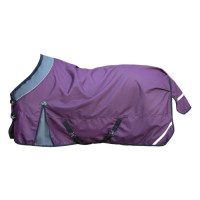 Cobertura de exterior Liberty 1200D forro liso HKM Color vino / gris