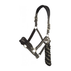Cabezada de cuadra Lemieux Vogue Negro / Gris Cabezada de cuadra Lemieux Vogue Negro / Gris