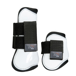 Juego de 4 protectores de tendones y protectores de menudillo HKM Juego de 4 protectores de tendones y protectores de menudillo HKM