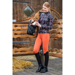 Legging Edinburgh Mesh con asiento completo de silicona HKM Brandy Marrón Legging Edinburgh Mesh con asiento completo de silicona HKM Brandy Marrón