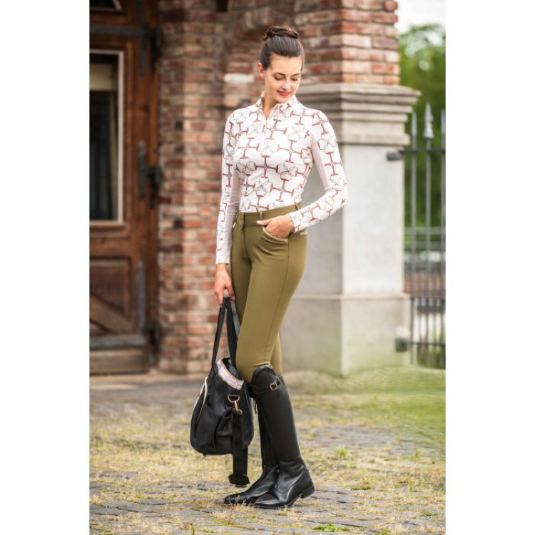 Pantalón Edinburgh con culera de silicona HKM Pantalón Edinburgh con culera de silicona HKM