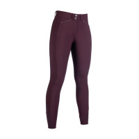Pantalón Helene de asiento completo en silicona HKM Marrón oscuro Marr&amp;amp;amp;oacute;n