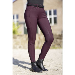 Pantalón Helene de asiento completo en silicona HKM Rojo oscuro