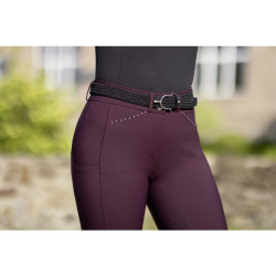 Pantalón Helene de asiento completo en silicona HKM Rojo oscuro