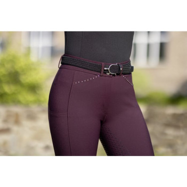 Pantalón Helene de asiento completo en silicona HKM Rojo oscuro