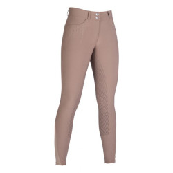 Pantalón Lavender Bay con culera de silicona HKM Gris pardo Marrón