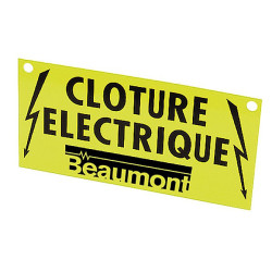 Placa de señalización para cercados BEAUMONT