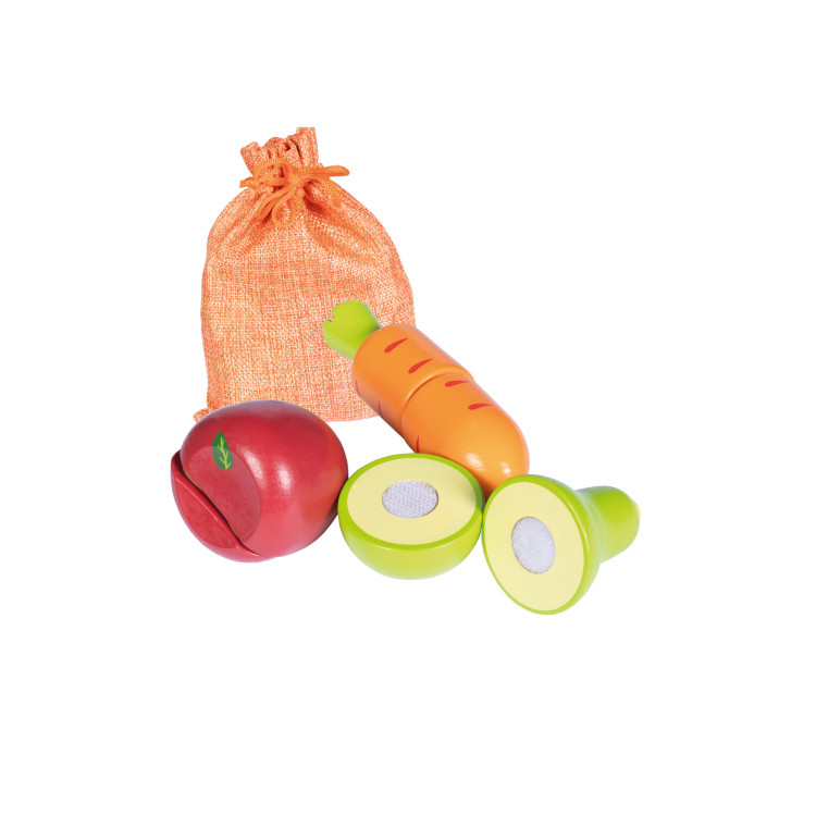 Alimentos de madera Hobby Horsing 3 piezas HKM
