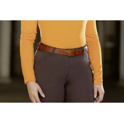 Cinturón de cuero Beth HKM Brandy Marrón