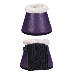 Campanas Comfort Premium Piel HKM Lila oscuro Violeta Campanas Comfort Premium Piel HKM Lila oscuro Violeta