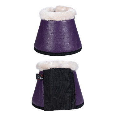 Campanas Comfort Premium Piel HKM Lila oscuro Violeta Campanas Comfort Premium Piel HKM Lila oscuro Violeta