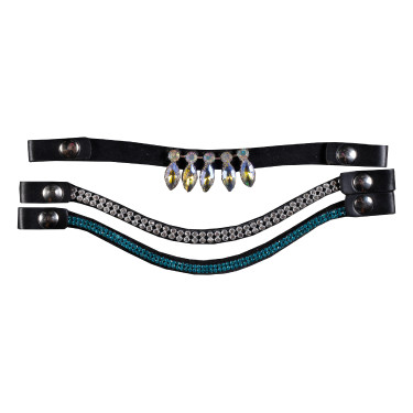 Frontales Hobby Horsing lote de 3 HKM Azul / plateado