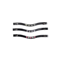 Frontales Hobby Horsing lote de 3 HKM Rosa / plateado