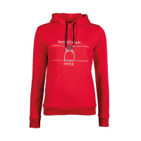 Sudadera estilo deportivo ecuestre HKM Roja Rojo Sudadera estilo deportivo ecuestre HKM Roja Rojo