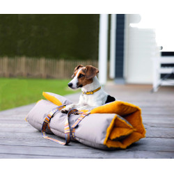 Alfombra para perro Anam Cara Travel HKM Gris pardo Marrón Alfombra para perro Anam Cara Travel HKM Gris pardo Marrón