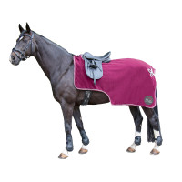 Polar fleece uitrijdeken HKM Rojo oscuro Polar fleece uitrijdeken HKM Rojo oscuro