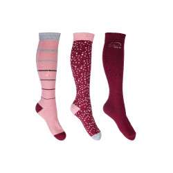 Calcetines Miami HKM lote de 3 Calcetines Miami HKM lote de 3