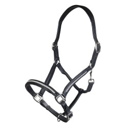 Cabezada de cuero Diamond HKM Cabezada de cuero Diamond HKM