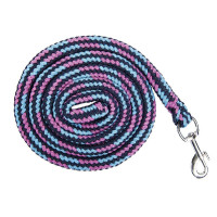 Longe Funny Horses con mosquetón HKM Azul oscuro, azul, rosa oscuro