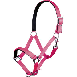 Cabezada Stars Softice forro suave HKM Rosa neón