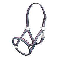 Cabezada Linz HKM Marrón / gris / rosa / azul